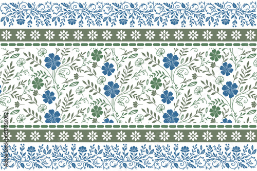 Clean floral line pattern.One line sketch flowers.Seamless botanical repeat.Design for pillow covers.Fashion textile elements

