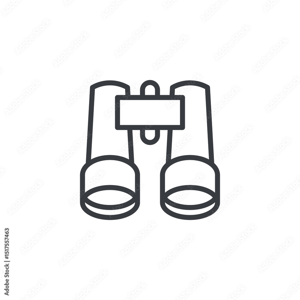 Binoculars line icon Binoculars line icon