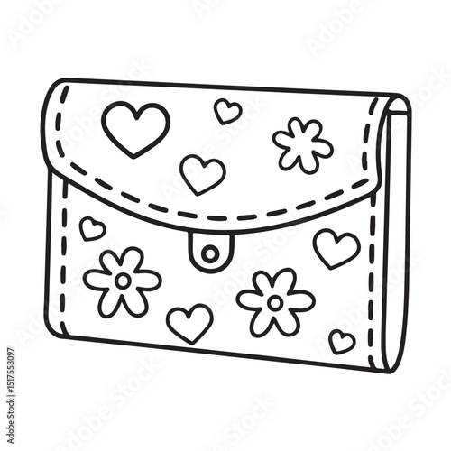 Cute & Groovy coloring pages, Cute & Groovy coloring book, bold & easy coloring book, bold & easy coloring page, line art, victor illustration, background, kawaii, cloth, coloring book, coloring page 