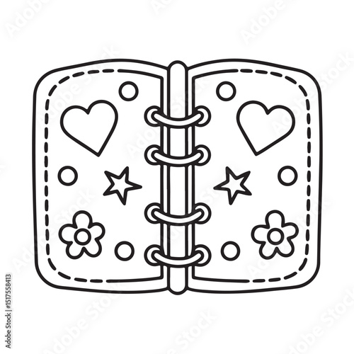 Cute & Groovy coloring pages, Cute & Groovy coloring book, bold & easy coloring book, bold & easy coloring page, line art, victor illustration, background, kawaii, cloth, coloring book, coloring page 