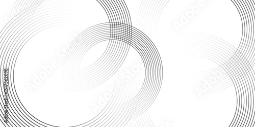 Abstract background with circle white abstract geometric background with soft light white paper circle. line with architecture futuristic background minimal concept vector illustration subtle design. 
