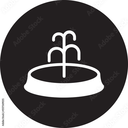 fountain glyph icon