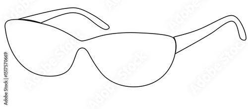 optical eyeglasses frame coloring page