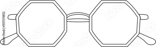 optical eyeglasses frame coloring page