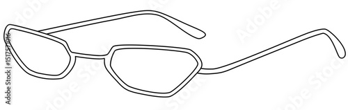 optical eyeglasses frame coloring page