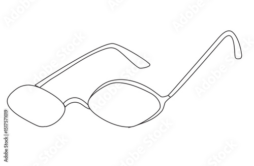 optical eyeglasses frame coloring page