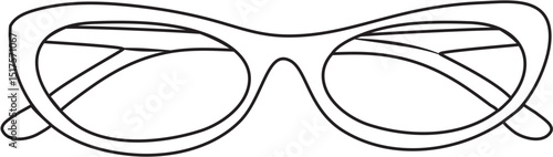 optical eyeglasses frame coloring page