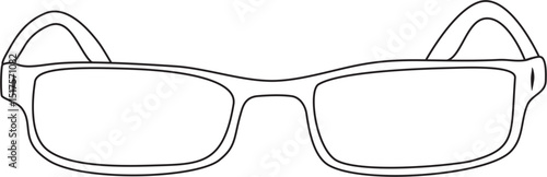 optical eyeglasses frame coloring page