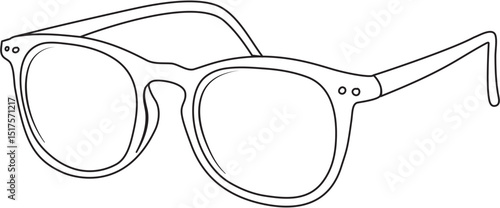 optical eyeglasses frame coloring page