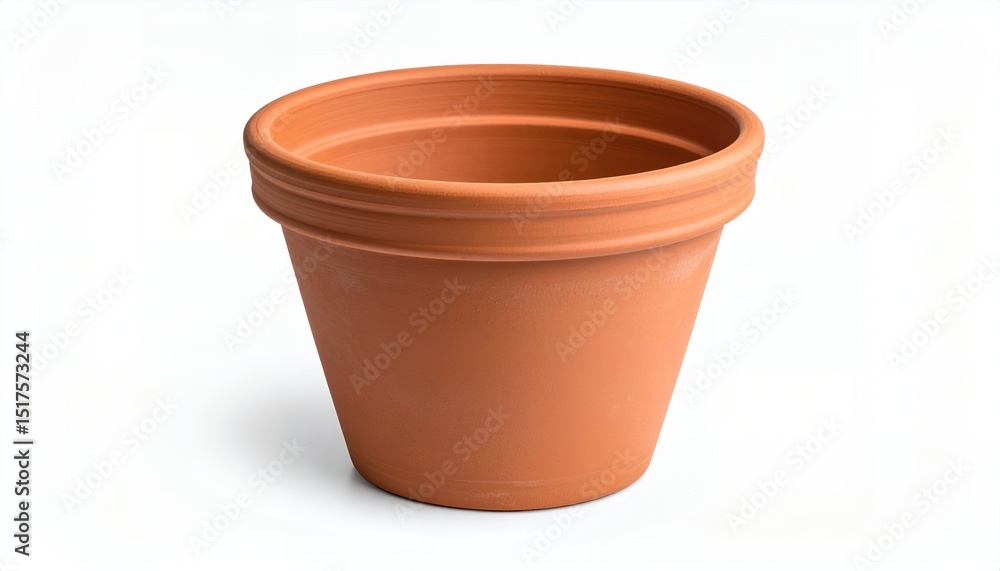 Empty Terracotta Clay Pot - Classic Gardening and Planting Essential Empty Terracotta Clay Pot - Classic Gardening and Planting Essential