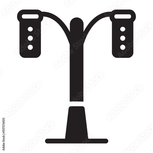 traffic light glyph icon