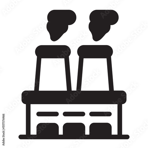 factory glyph icon