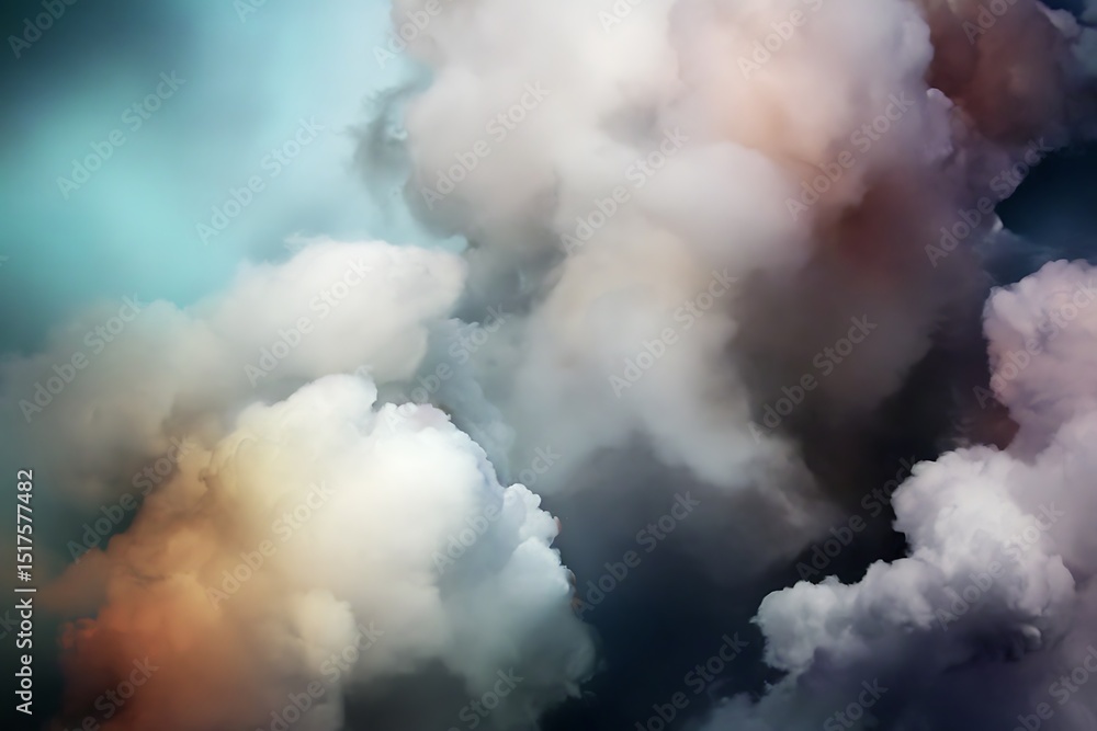 Abstract clouds dreamlike ethereal sky view Abstract clouds dreamlike ethereal sky view