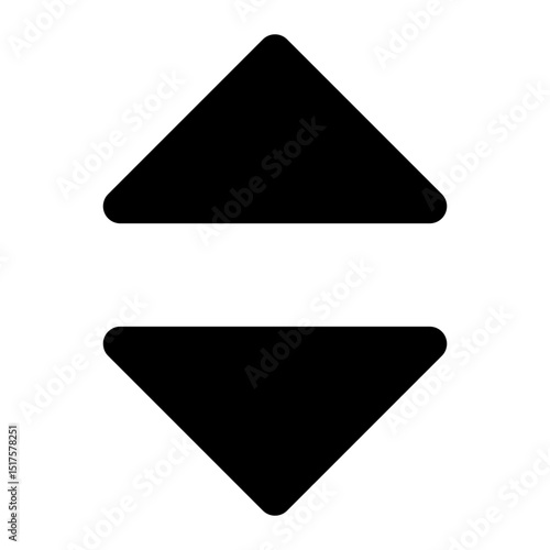 sort caret up down list glyph icon