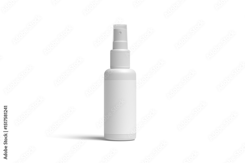 Spray bottle mockup on white background Spray bottle mockup on white background