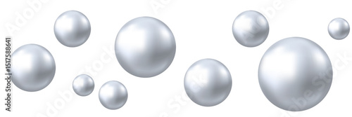 Chrome, silver or aluminum  3d sphere.