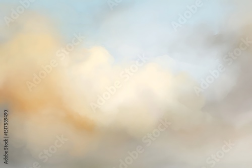 Soft ethereal cloudscape abstract dreamy sky