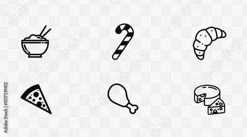 food icons set