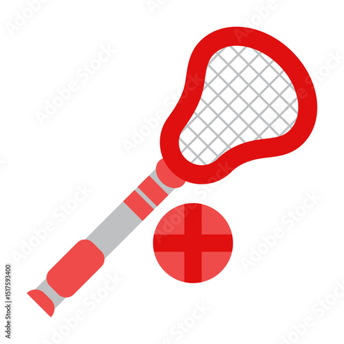 Lacrosse Flat Icon