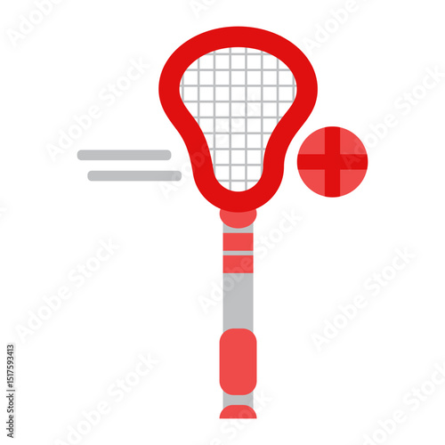 Lacrosse Flat Icon