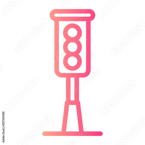 traffic light gradient icon
