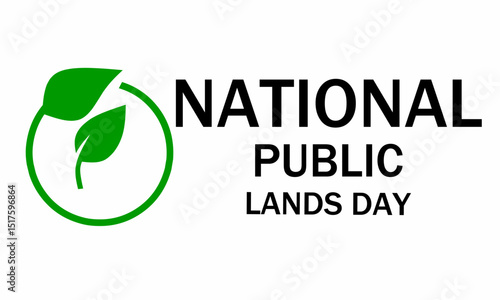 Cuadro en lienzo National Public Land Day background