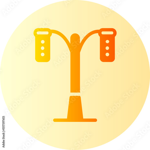 traffic light gradient icon