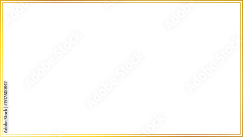 Gold Frame – Simple Decorative Border for Elegant 16:9 Layouts