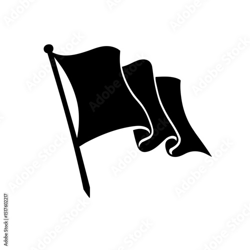vector illustration of a flag