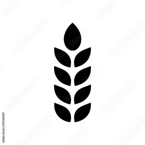 Silhouette Illustration of Gluten-free