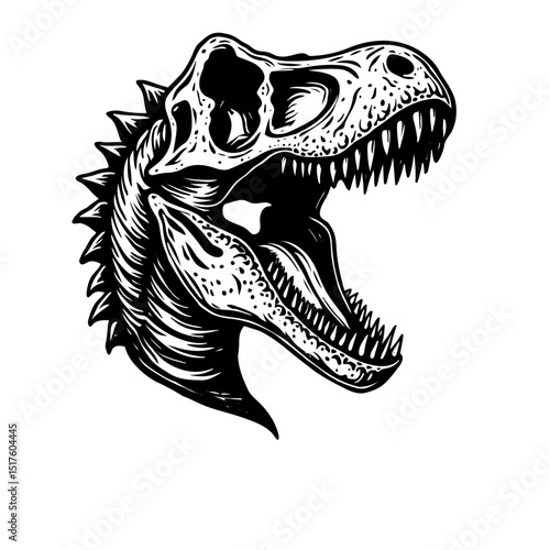 Illustration of dinosaur image vector 