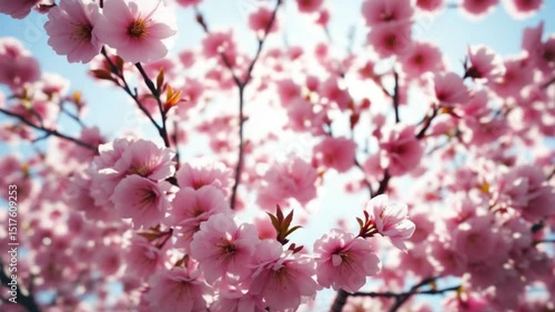 Beautiful Cherry Blossoms in Full Bloom A Stunning Springtime Scene