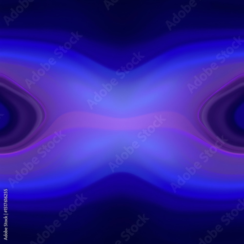 Abstract Blue and Purple Gradient With Smooth Wave-Like Patterns