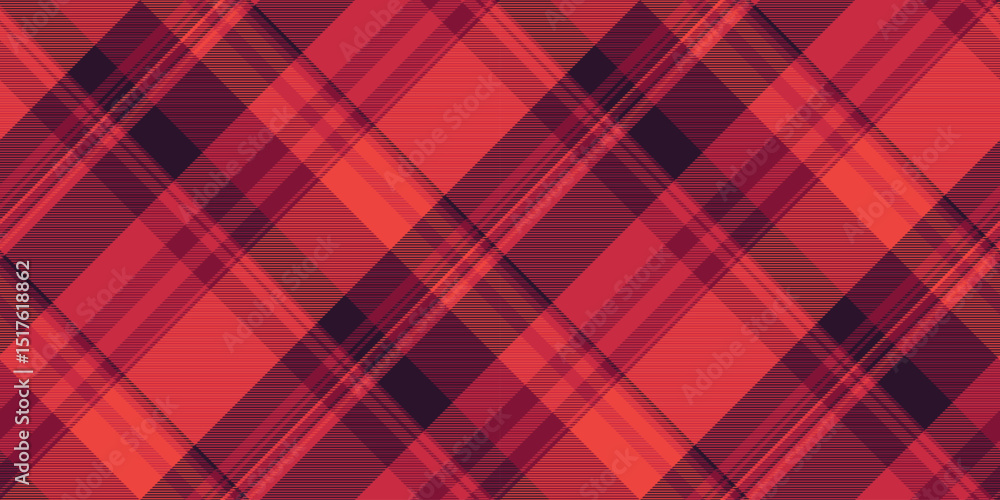 Abstract diagonal plaid pattern in vibrant red and maroon hues. Perfect for textile design, website backgrounds, or fashionrelated projects. Abstract diagonal plaid pattern in vibrant red and maroon hues. Perfect for textile design, website backgrounds, or fashionrelated projects.