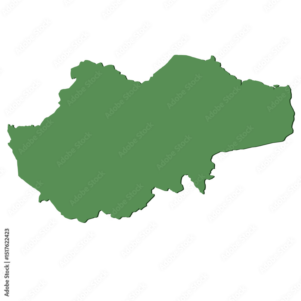 Fototapeta premium Jambi Land Indonesia Map Icon