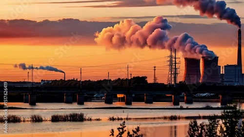 Chemical plant, power plant, oil refinery, steel plant, natural gas energy, petroleum