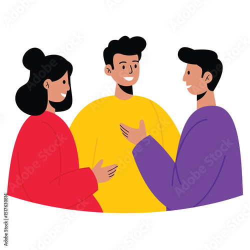 ILLUSTRATION OF SOMEONE TALKING