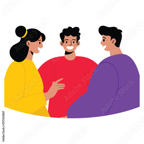 ILLUSTRATION OF SOMEONE TALKING