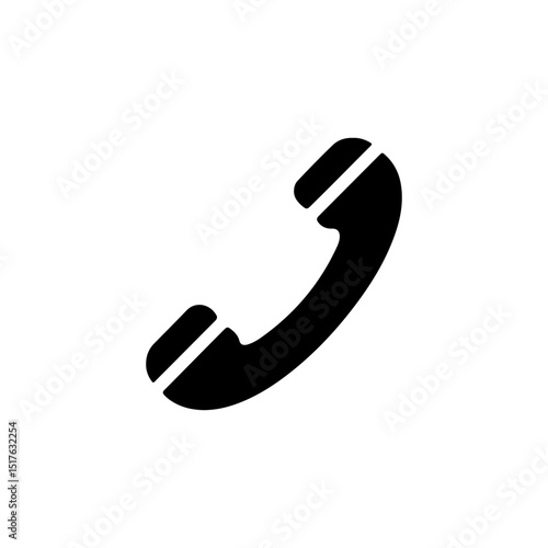 Black Silhouette Illustration of Business Contact