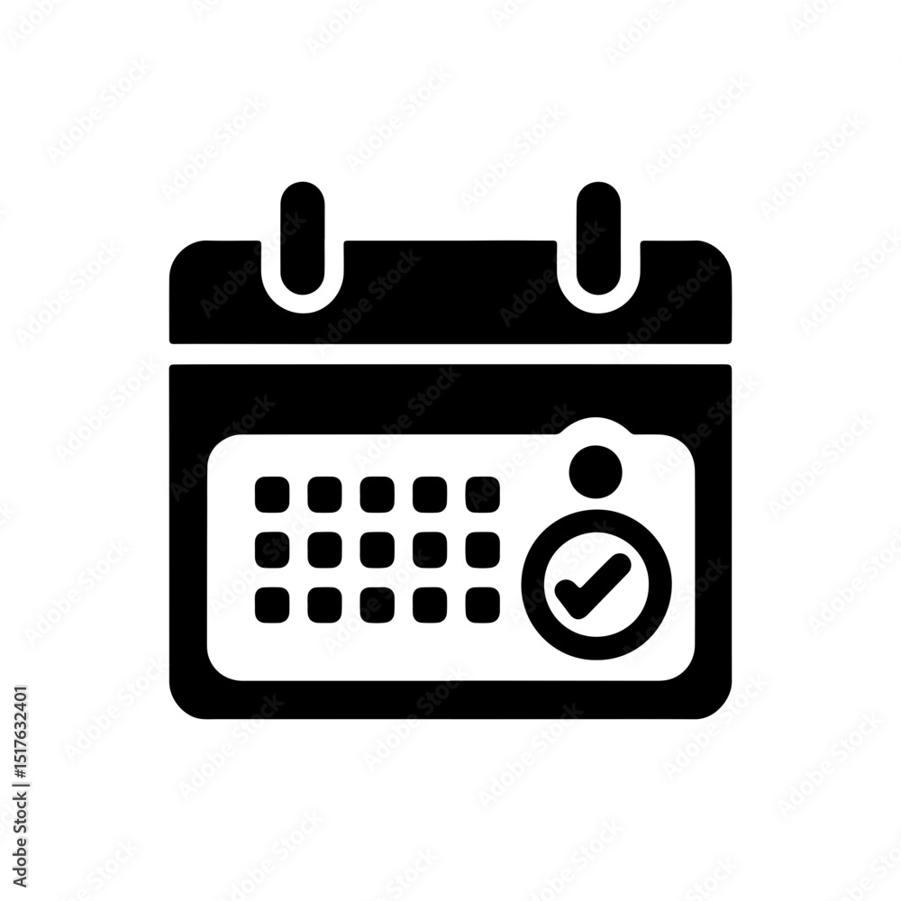 Black Silhouette Illustration of Business Meeting Black Silhouette Illustration of Business Meeting