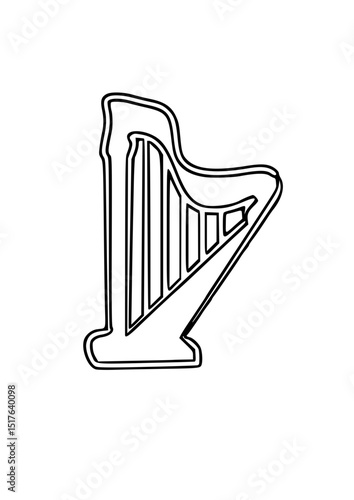 Harp Outline