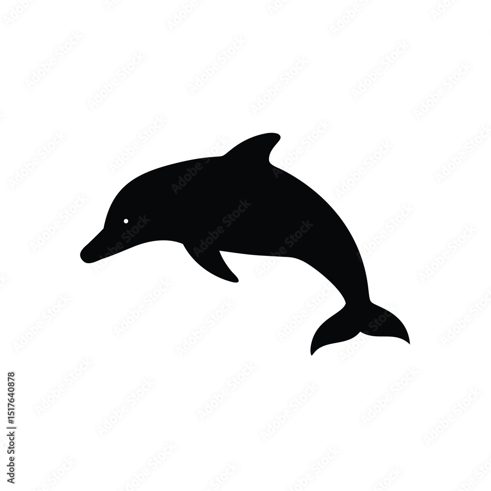 Fototapeta premium Dolphin silhouette