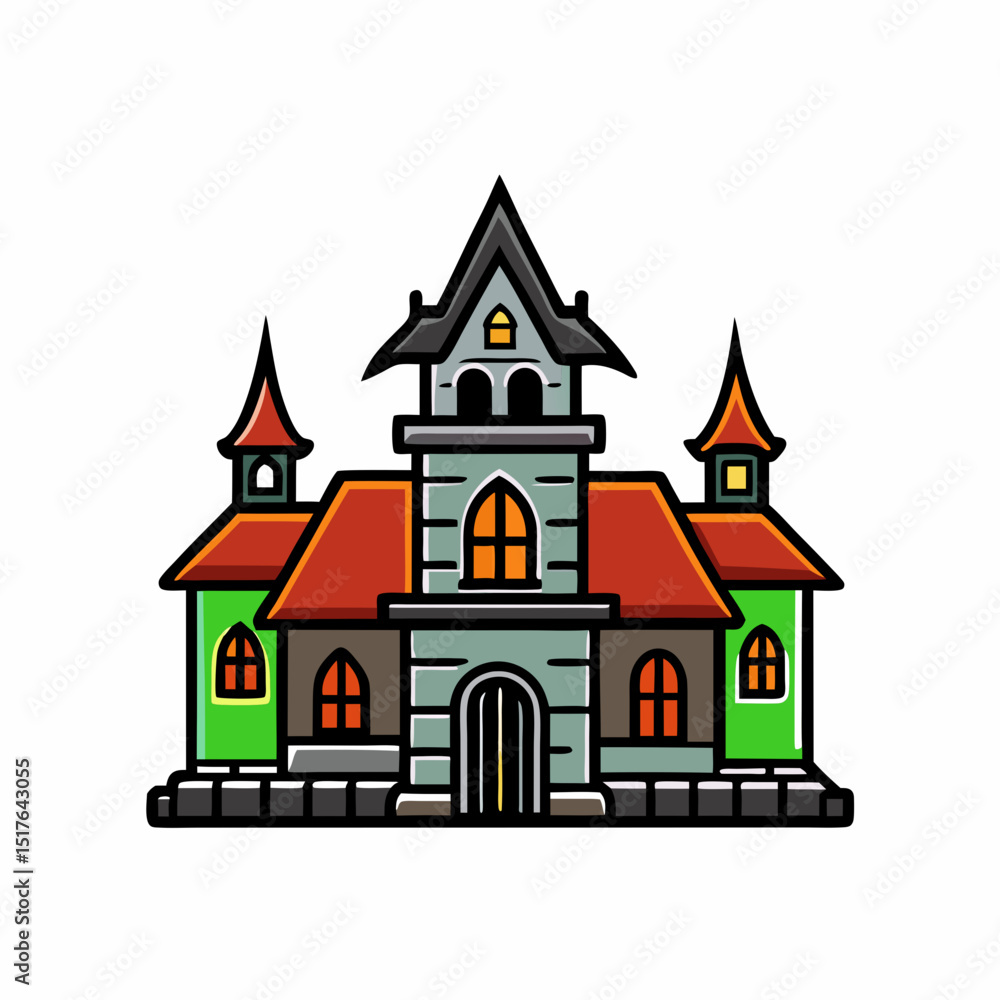 Obraz premium castle on the hill