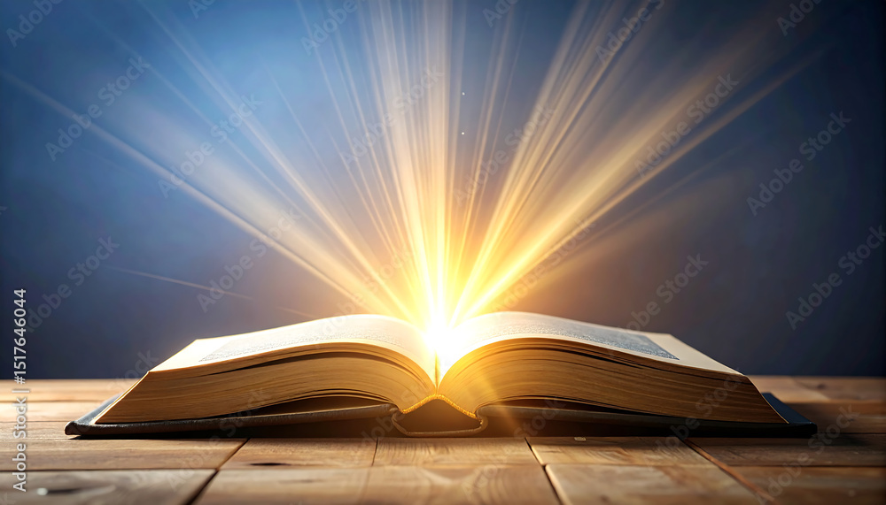 Light from Pages: Open Book Symbolism Light from Pages: Open Book Symbolism
