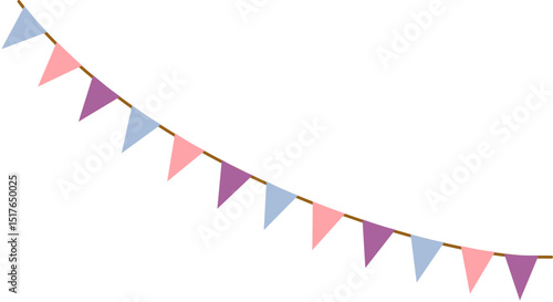 Pastel Triangular Bunting Banner