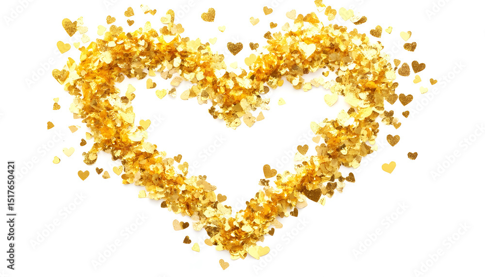 confetti designed as a heart confetti designed as a heart