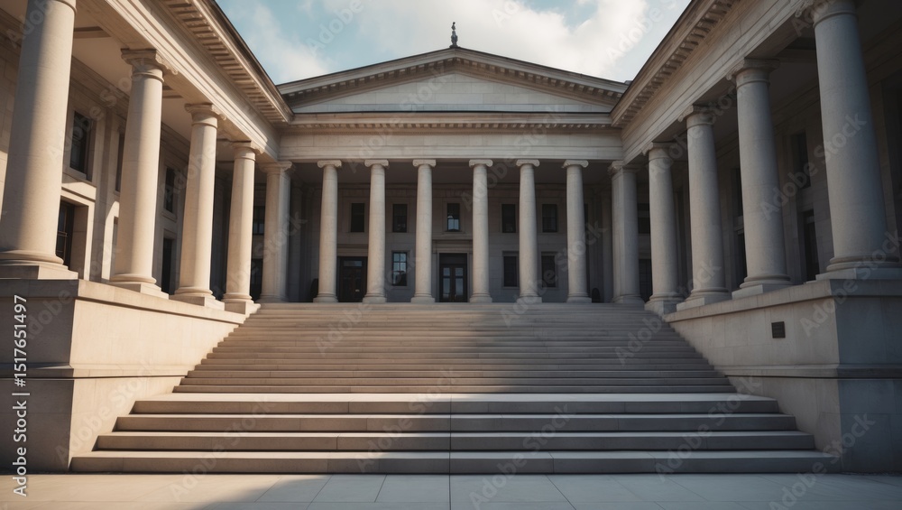 Obraz premium Victoria's Melbourne Parliament House: A Classic Australian Government Landmark Before Moving to Canberra