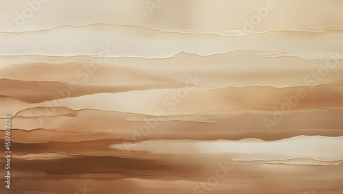 Beige desert hills textured painting