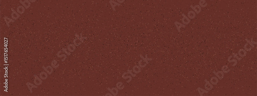 Brown coffee granules on white background. Vector texture of ground beans and dust particles