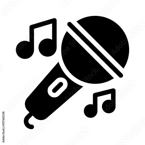 karaoke glyph icon